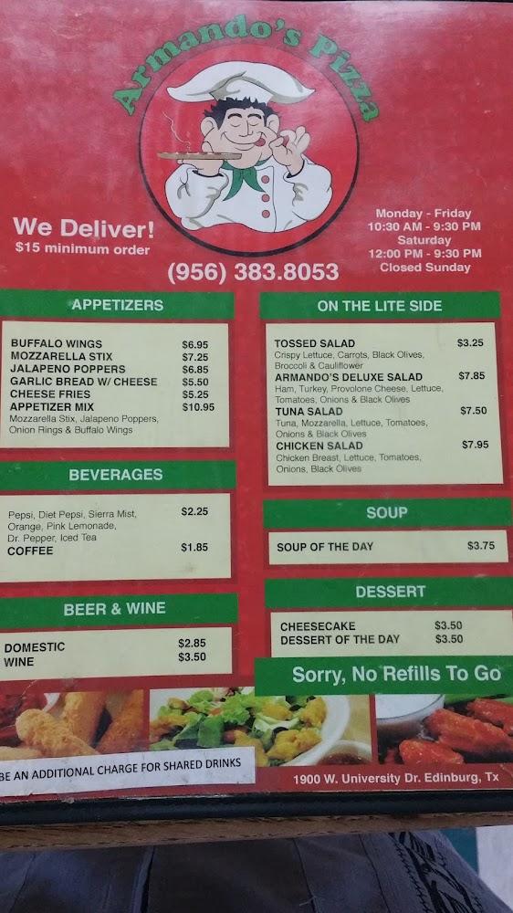 Armando's Pizza Mexican Style Pizza